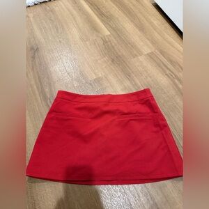 Peppermayo Vibrant Red Mini Skirt